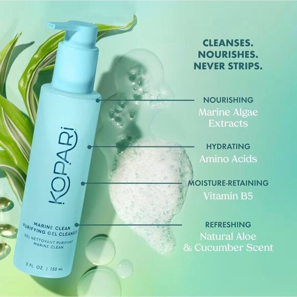Kopari Marine Clean Purifying Gel Cleanser - Picture 6 of 8